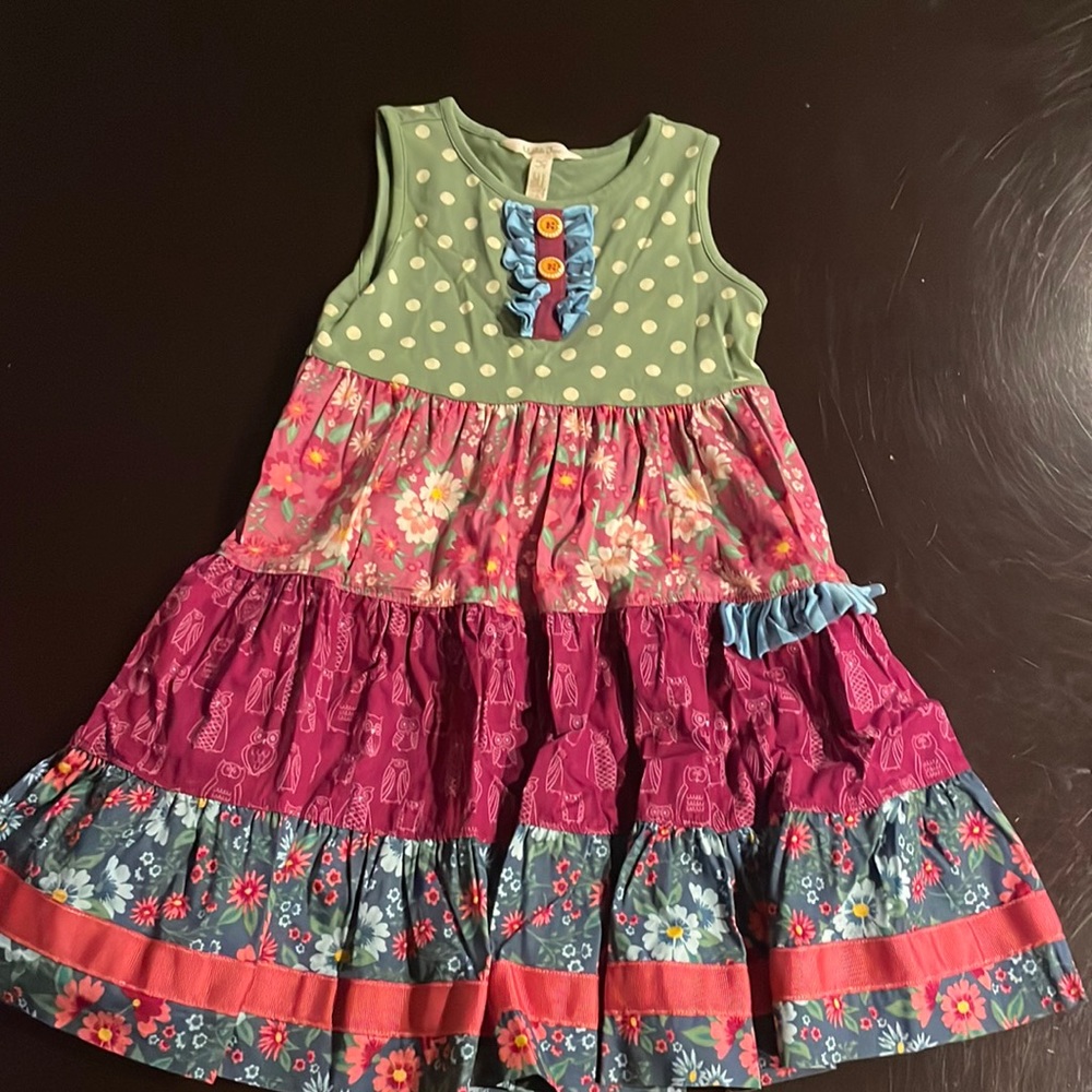 Matilda Jane girls size 6 dress EUC